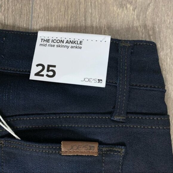 Anthropologie Joe's Jeans Icon Skinny Ankle Blaire Jeans Denim Dark Wash - Picture 11 of 15